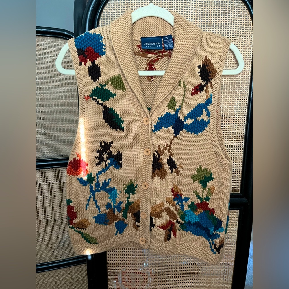 Vintage Liz Claiborne vest